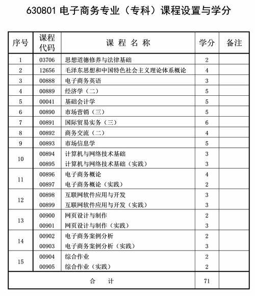 电子商务专业大专有吗