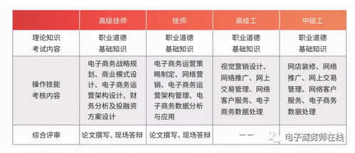 电子商务师需要哪些专业
